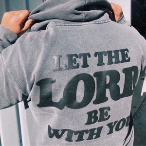 Talentless Worn “The the lord be with you” hoodie